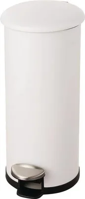 Obrázek produktu pro helit H2406605 pedálový odpadkový koš helit "the cink", 20 litrů, bílý