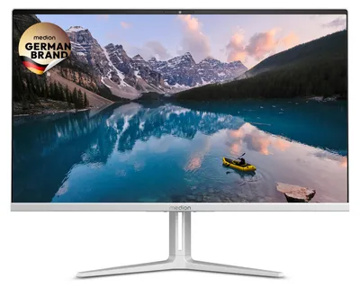 Produktbild von MEDION Signium 27 S1 68,6 cm (27 Zoll) Full HD All in One Desktop PC (Intel Core 5 210H, 16GB DDR4 RAM, 1 TB PCIe SSD, WLAN, HDMI in & Out, kabellose Maus & Tastatur, Windows 11 Home)
