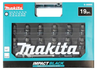 Produktbild von Makita E-30069 Impact Black Schlagnuss-Set mit Rat