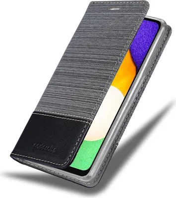 Obrázek produktu pro Cadorabo pouzdro pro Samsung Galaxy A13 5G Protective Case in Grey Pouzdro na mobilní telefon Book Case Cover
