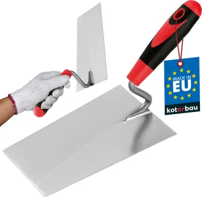 Produktbild von KOTARBAU® Professionelle Edelstahl Trapezkelle 200 mm Geschliffen Soft