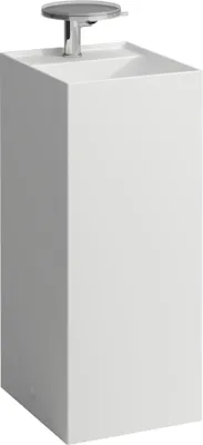 Image de LAUFEN Kartell Lave-mains, posé, 2 trous pour robinet, sans trop-plein, 375x435x900, H8113317578151