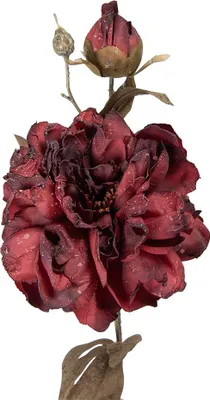 Produktbild von Clayre & Eef Kunstblume 73 cm Rot Kunststoff
