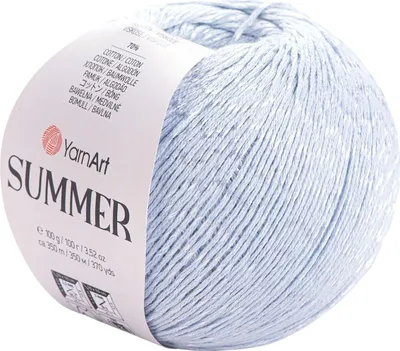 Obrázok produktu pre Yarn Art Summer 50 Grey Pletacia priadza