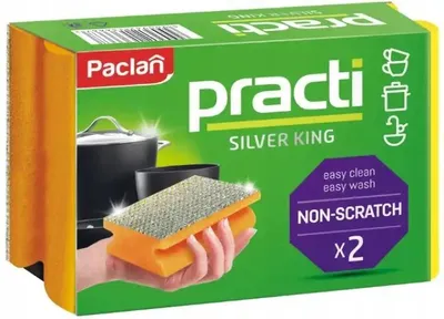Produktbild von Silver King Paclan Spülschwämme, 2 Stück