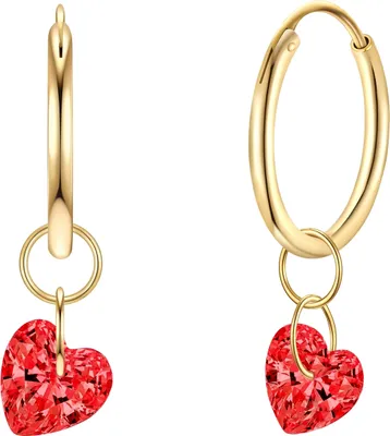 Produktbild von Rafaela Donata Creolen Herz Sterling Silber Zirkonia 50110318