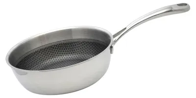 Image de Poêle sauteuse 20 cm en inox 18/10 Elo Relief Evolution