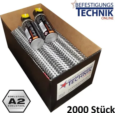 Produktbild von 20° Haftennägel 2,8x32mm Ring rostfrei Gas für Haftennagler Tjep HA35 Paslode IM200/32 2M