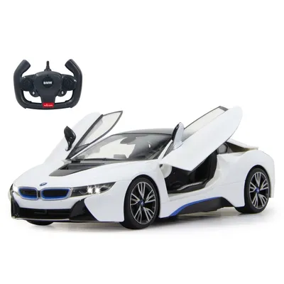 Immagine prodotto di Jamara BMW I8 1:14 porta bianca telecomandata 40Mhz
