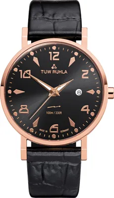 Produktbild von TUW Ruhla Thuringia Vintage Quartz 61140-024502 Herrenarmbanduhr Klassisch schlicht