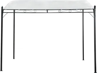 Produktbild von Metallpergola mit Neigung - 3 x 2,5 m - Beige