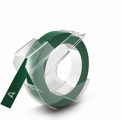 Immagine prodotto di Dymo® 520105 Nastro per goffratura 9 mm x 3 m verde lucido