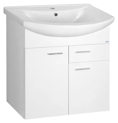 Produktbild von ZOJA Unterschrank 61,5x74x32cm, 2x Tür, 1x Schublade, weiß