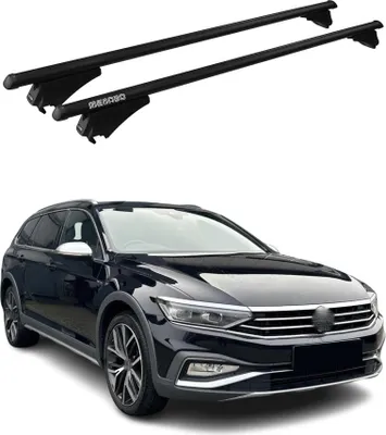 Obrázok produktu pre Tiger priečne strešné nosiče pre VW Passat B8 Alltrack 2019–2025, čierne