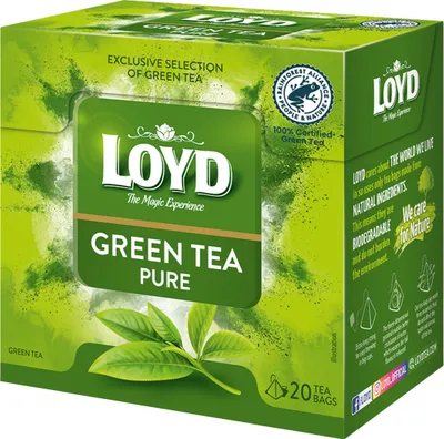 Image de LOYD Thé vert GREEN TEA PURE, 20 sachets