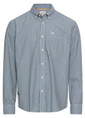 Produktbild von camel active Herren Langarmhemd mit Knopfleiste Navyblau, menswear-3XL