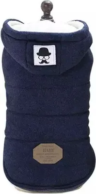 Productafbeelding van Winterjas voor puppy, marineblauw, maat M
