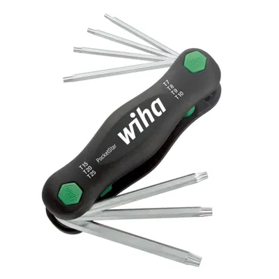 Image de Wiha Star socket Allen key set T 7, T 8, T 9, T 10, T 15, T 20, T 25 7-piece