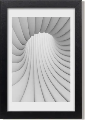 Produktbild von Bild 20x30 MDF-Rahmen, Wandkunst Abstraktionstunnel