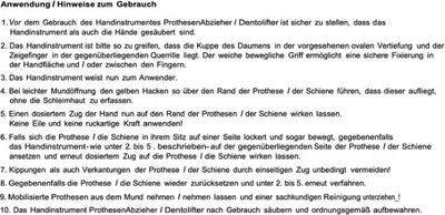 Produktbild von Der ProthesenAbzieher "to go" steht für gelebten Minimalismus: reduce to the MAX. Es handelt sich um die praktische IMMER DABEI - Variante.