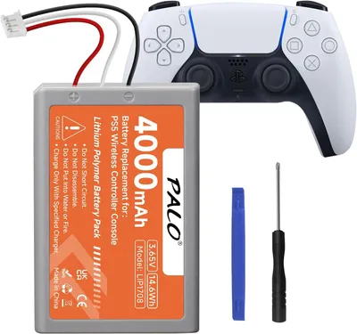 Productafbeelding van Accu - Geschikt voor PlayStation 5 - 4000 Controller accu - 6 Wh lithium oplaadbare batterij met hoge capaciteit voor LIP1708 - Dual Sense - CFI