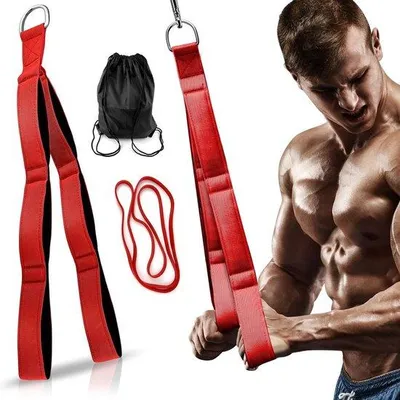 Productafbeelding van Tricep Touw Kabeltoebehoren voor Fitness en Spiertraining