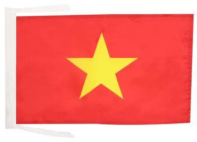 Vietnam-Flagge 45x30 cm, 100D Polyester, mit Kordeln