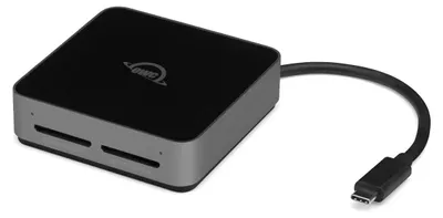 Produktbild von OWC Atlas, SD, SDXC, Schwarz, 2400 Mbit/s, Aktivität, Ja, USB 3.2 Gen 2 (3.1 Gen 2) Type-C, 80 mm