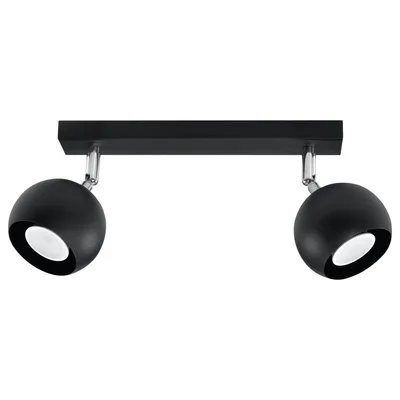 Zdjęcie produktu dla Lampa sufitowa OCULARE 2 Czarna Sollux Lighting SL.0444