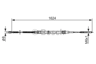 Produktbild von Bosch Seilzug, Feststellbremse  1 987 477 407
