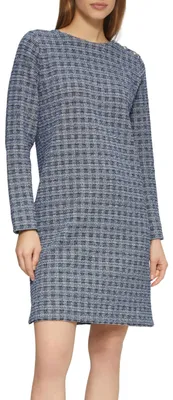 Produktbild von s.Oliver Kurzes Bouclé-Kleid mit Zierknöpfen