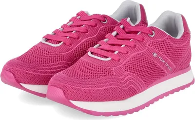 Image de Baskets basses Tom Tailor pour femmes, rose, textile, taille : 39