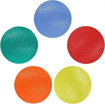 Produktbild von Stück Widerstands-Hand-Reedukationsbälle für Handübungen, Anti-Stress-Bälle, Übungsbälle für Hände, Stress, Hand, Fingerkraft-Trainingsgerät, Fingertrainer-Bälle