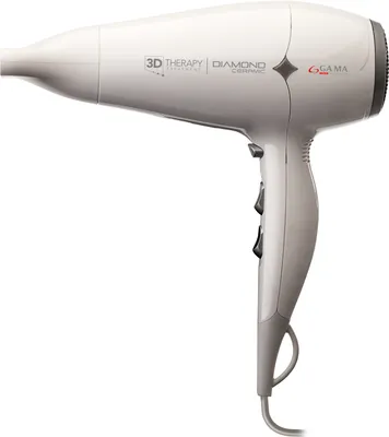Produktbild von GA.MA Diamond Caramic Ion Haartrockner 2200 W Weiß
