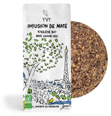Imagen del producto de Infusión de mate - Gran Cru orgánico tostado, 80g