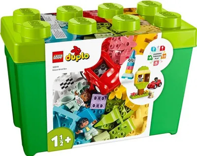 Produktbild von LEGO 10914 DUPLO Deluxe Steinebox, Lernspielzeug, Steine und Aufbewahrungsbox