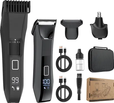 Produktbild von INF 4-in-1 Herrenpflege-Set: Elektrischer Rasierer & Trimmer