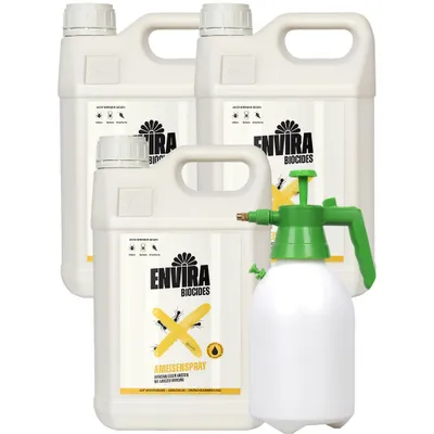 Produktbild von Envira Ameisen Abwehrspray 3x5L + 2L Drucksprüher