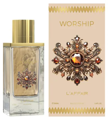 Immagine prodotto di Allure Worship, eau de parfum per donna, 100 ml. Note olfattive: prugna, limone, arancia, vaniglia, muschio, benzoino