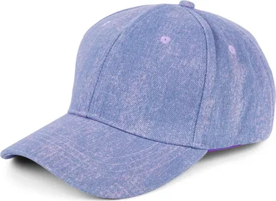 Produktbild von styleBREAKER Uni Jeans Baseball Cap meliert, 6-Panel Denim Basecap, Metallschnalle verstellbar 04023087