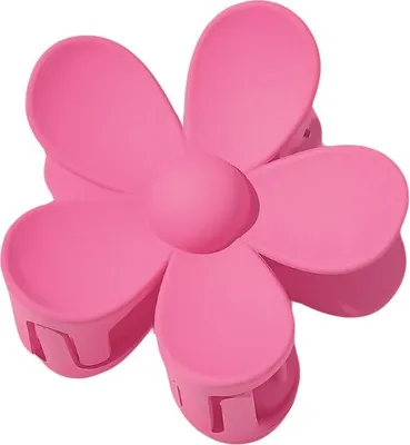 Produktbild von ECARLA Haarspange SP152CR Dunkelrosa Blume 7 x 7,5 cm