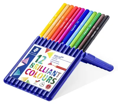 Produktbild von STAEDTLER ergosoft 157 Buntstift Box mit 12 Farben