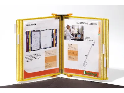 Produktbild von tarifold Wand-Sichttafelsystem Candy Line 414174 DIN A4 orange mit 10 St. Sichttafeln, 1 St.