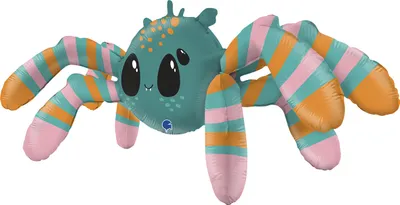 Zdjęcie produktu dla Balon foliowy Uroczy Pająk - 74 x 29 x 38 cm - 1 szt