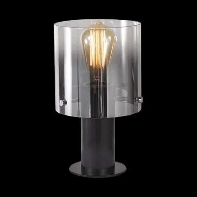 Obrázek produktu pro LUXERA 64418 MOXIE stolové svietidlo 1xE27/60W,?ierna/dymová