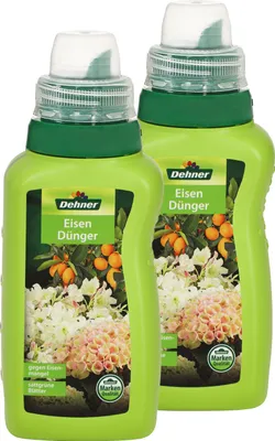 Produktbild von Dehner Eisendünger, flüssig, 2 x 250 ml (500 ml), für je ca. 100 l