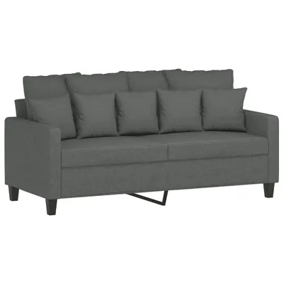 Produktbild von vidaXL 2-Sitzer-Sofa Dunkelgrau 140 cm Stoff