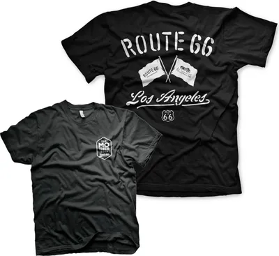Produktbild von Route 66 Los Angeles T-Shirt - Large - Black