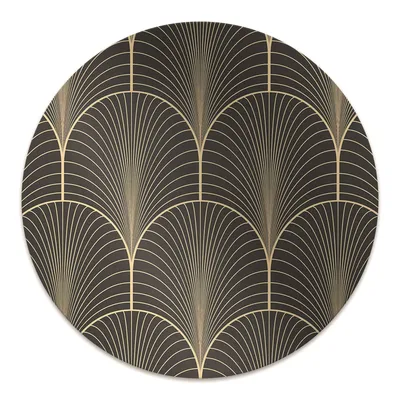 Produktbild von Rundmatte - Stuhlunterlage Bürostuhlunterlage - Rund Ø 100 cm - Bodenmatte - Fußmatte - Antiker Stil