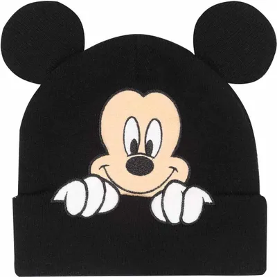 Produktbild von Mickey Mouse a priatelia - čiapka "Peeping" HE1649 (jedna veľkosť) (čierna)